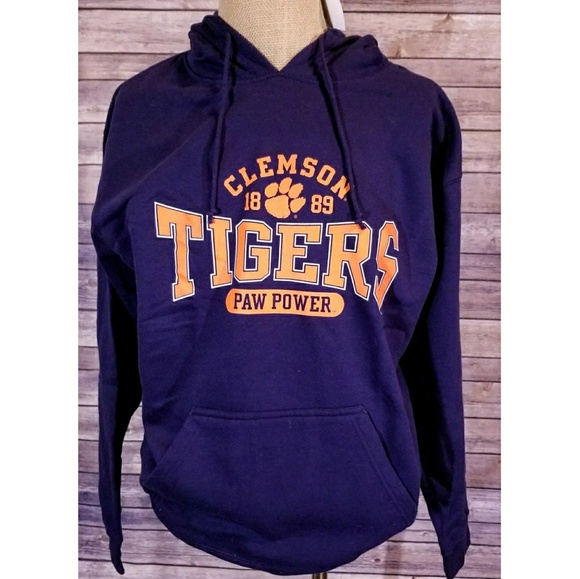Ncaa Clemson Tigers Logo Front Collegiate Hoodie Boutique